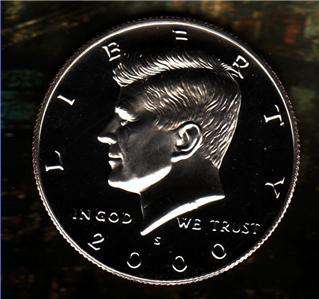 2000 S KENNEDY HALF DOLLAR PROOF FREE S/H IN USA  