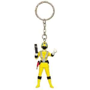 Yellow Ranger ~2.5 mini figure keychain [2009 Power Ranger R.P.M 