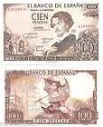 SPAIN 100 Pesetas Banknote World Money Currency Europe BILL 1965 Note 