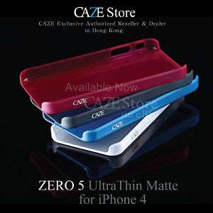 CAZE Zero 5 UltraThin for iPhone 4/4S case MATTE Version   MATTE PINK 