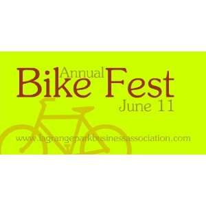  3x6 Vinyl Banner   Annual Bike Fest 