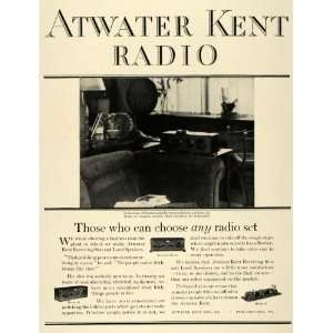   Ad Atwater Radio Charles Kathleen Norris Writers   Original Print Ad