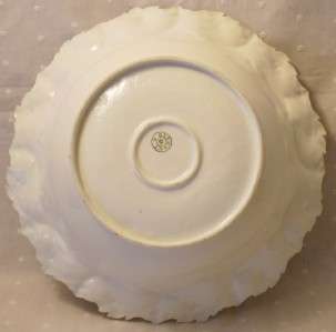   Porcelain Rose Applique Bowl Made In Germany 100+ Years Old  