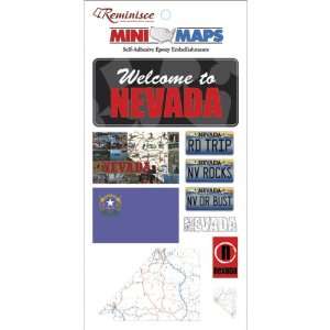  Reminisce Mini Maps, Nevada Arts, Crafts & Sewing
