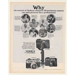  1971 Yashica Electro 35 GT GS CC Automatic Camera Print Ad 