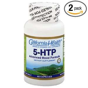  California Health 5 HTP with St. Johns Wort, 60 Capsules 