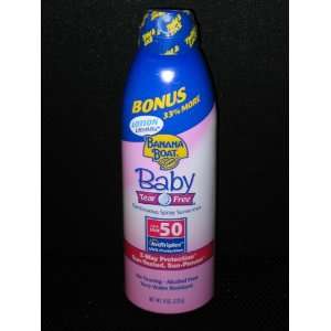  Banana Boat Ultramist Baby Tear Free Spray SPF 50   8 oz. Beauty