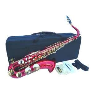   Red Tenor Saxophone Sax w/case Approved+Warranty Musical Instruments