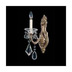 Schonbek 5069 65 La Scala 1 Light Wall Sconce in Ancient Bronze with 
