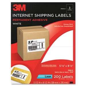  LABEL,51/2X81/2,200/PK,WH