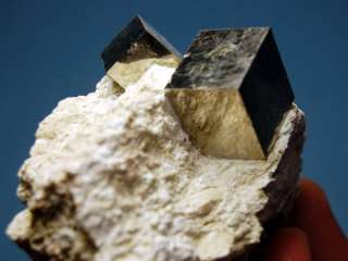 pyrite crystals on matrix spain 1069 mine logrono spain size lxw 2 5 2 
