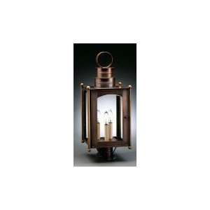 Northeast Lantern 5253 AC LT3 CLR Suffolk 3 Light Outdoor Post Lamp in 