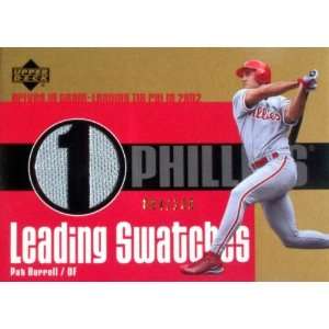 Pat Burrell 2003 Upper Deck Leading Swatches Jersey Card #LS PB1