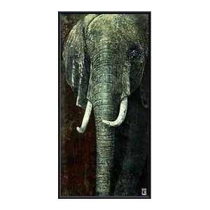   Kenya   Artist Fabienne Arietti  Poster Size 39 X 19