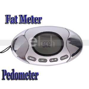 in 1 pedometer step counter with fat analyzer  Sports 
