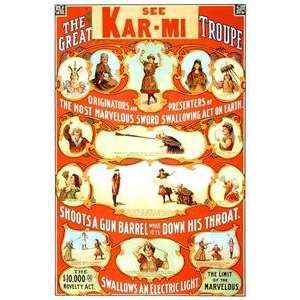   Kar Mi and The great Victorina Troupe originators