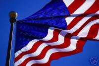 10X15 U.S. AMERICAN NYLON FLAG W/DUPONT SOLARMAX  