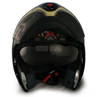 Vcan BLINC 210 Flip Face Modular Bluetooth Helmet (AVIATOR, Medium)