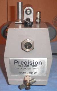 PRECISION VACUUM PUMP MODEL DD20/DD 20 (0.7 CFM) 5 MIC  