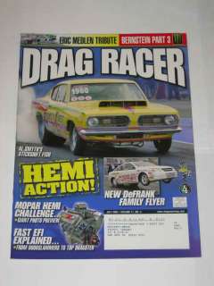 Drag Racer Magazine July 2007 Eric Medlen Tribute  