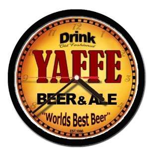  YAFFE beer and ale cerveza wall clock 