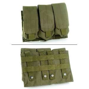  Milspex MOLLE Triple Double Stacked M4 Mag Pouch (OD 