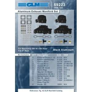   GLM Aluminum Exhaust Manifold Set  GLM Part Number 59223 Automotive