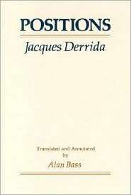 Positions, (0226143317), Jacques Derrida, Textbooks   