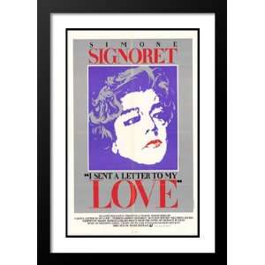  I Sent a Letter to My Love 20x26 Framed and Double Matted 