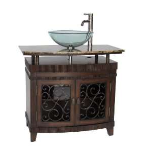 36 Vessel Sink Artturi Bathroom Vanity   Faucet & vessel 