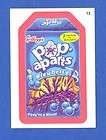 Topps Wacky Packages ANS 8 Pink / Red # 13 Pop Aparts