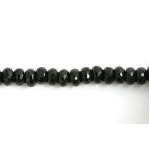  Black Onyx Beads Rondelle Faceted 10x6mm (1703) Arts 