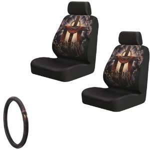 New Testament John 316 Truck SUV Low Back Bucket Seat Covers Pair 