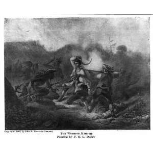  The Wyoming Massacre,Battle of Wyoming Valley,PA,Indian 