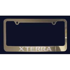 Nissan Xterra License Plate Frame (Zinc Metal) Everything 
