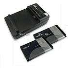 2x 1020mah Battery + Charger for Nokia 1100 1101 1110 1110i 1112 1200