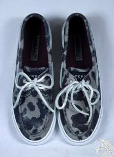 SPERRY Top Sider Bahama Marble Cheetah Womens Boat Shoes New  