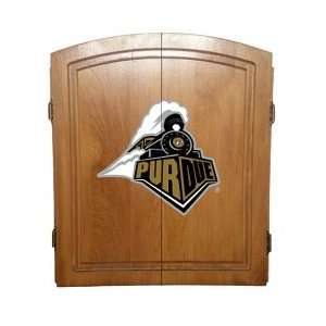 Purdue University Dart Board Cabinet Case