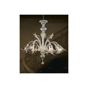  6324 6   Veneta Murano Chandelier   Chandeliers