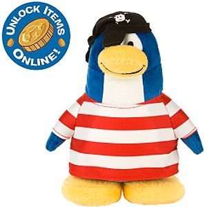  Club Penguin Shipmate 6 1/2 Inch Scale Plush Toy with Online 