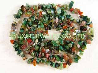 YSS480 Indian agate small free form beads strand 34.6  