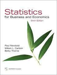 Statistics for Business and Economics and Student CD, (0132203847 