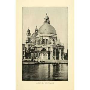  1901 Print Basilica Santa Maria della Salute Baldassare 