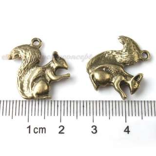 150 Fancy Bronze Squirrel Charm Pendant FREE P&P 140910  