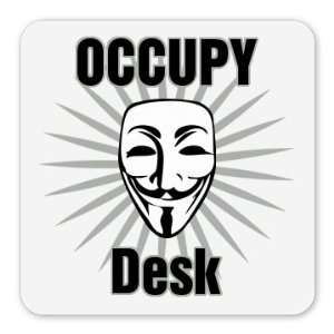  Occupy Desk Custom Square Magnet