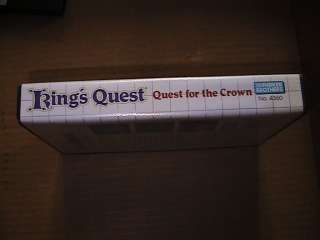 Kings Kings Quest for the Crown Sega Master System Game Cartridge 
