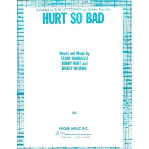  Sheet Music Hurt So Bad The Lettermen 216 