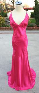 NWT NIKI LIVAS $140 Pink Womens Pageant Formal Gown 6  