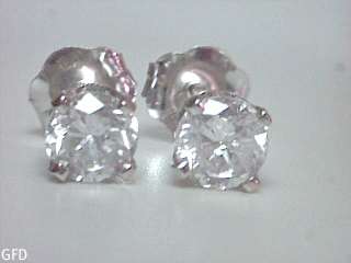   SI3 QUALITY DIAMOND STUD EARRINGS 14KT SOLID GOLD $1,599.00  