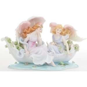   One Fine Day Angels in Boat Christmas Figure #71311